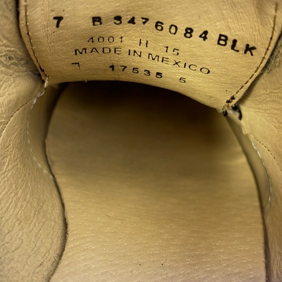 FRYE Melissa Oxford Derby black leather lace up SHOE
EUC  7B - Picture 8 of 10